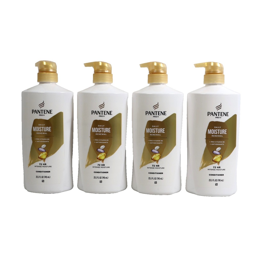4PK Pantene Pro-V Daily Moisture Renewal Conditioner All Hair Types 25.1 Fl Oz